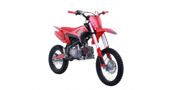 Apollo RFN Thunder 125cc Semi Automatic Dirt Bike - Red
