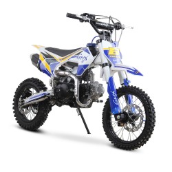 GMX Moto125 125cc Dirt Bike Blue/White