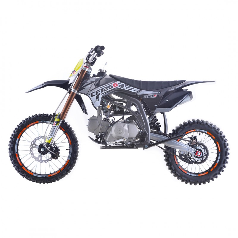 Black 125cc dirt shop bike