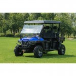 Crossfire E10 Crew Electric UTV EPS - Blue