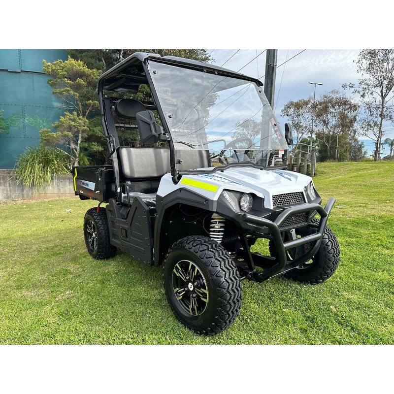 Crossfire E5 LR (Long Range) 4x4 Electric UTV - White Crossfire E5 LR (Long Range) 4x4 Electric UTV - White