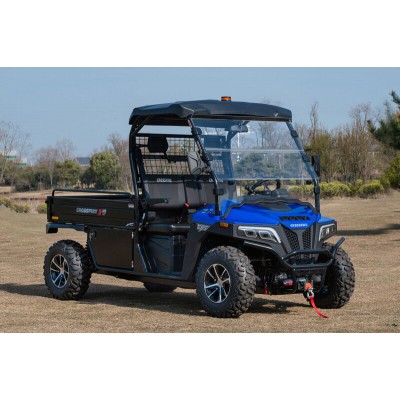 Crossfire E10 Cargo LWB - Extended Tray Electric UTV EPS - Blue