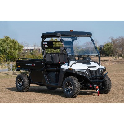 Crossfire E10 Cargo LWB - Extended Tray Electric UTV EPS - White