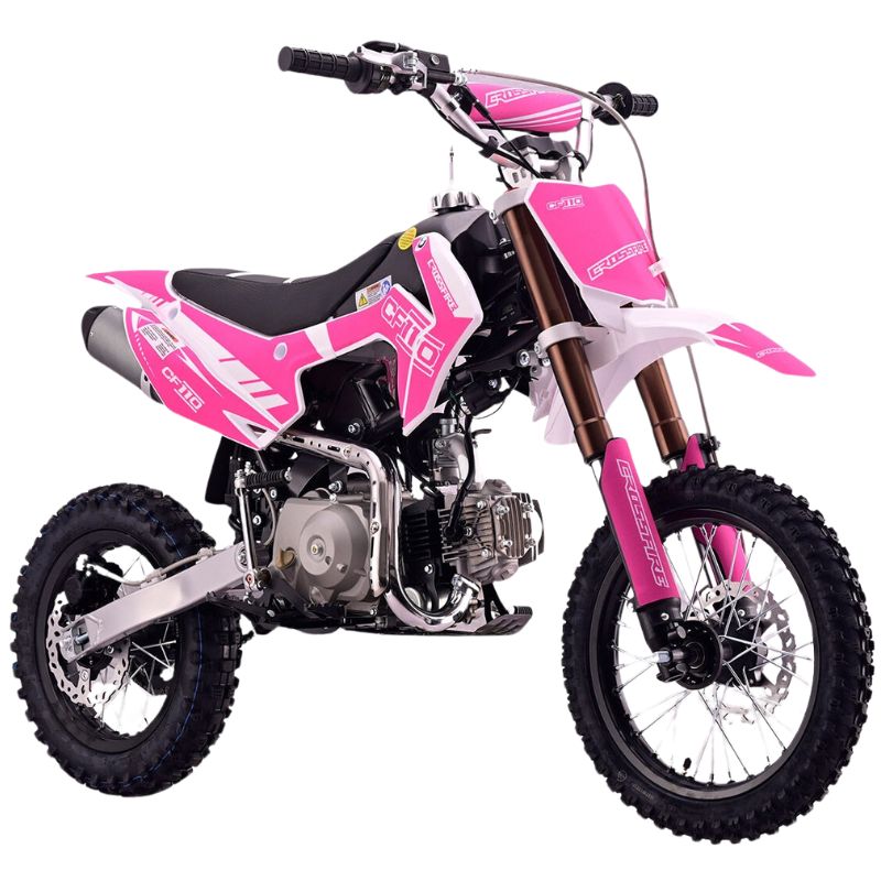 Crossfire CF110 110cc Dirt Bike - Pink Crossfire CF110 110cc Dirt Bike - Pink