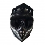GMX Motocross Junior Helmet Black - Small (47-48cm)