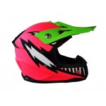 GMX Motocross Junior Helmet Pink - Large (51-52cm)