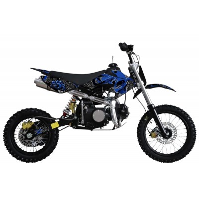 MW 125cc Dirt Bike Small Wheel Blue