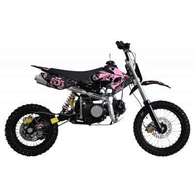 MW 125cc Dirt Bike Small Wheel Pink