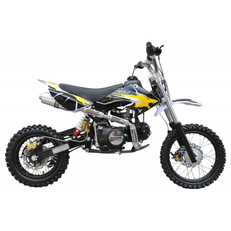 MW 125cc Dirt Bike Small Wheel Yellow MW 125cc Dirt Bike Small Wheel Yellow