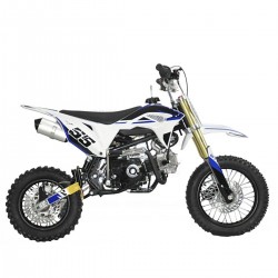 MW 90cc Semi Auto Dirt Bike Small Wheel Blue