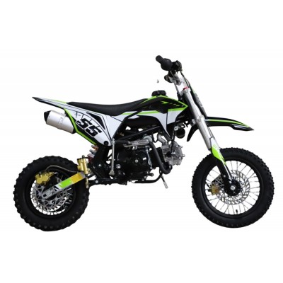 MW 90cc Semi Auto Dirt Bike Small Wheel Green