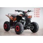 MW 110cc B-Style Sports Pro Quad Bike - Pink