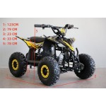 MW 500W Electric Sports Quad Bike - Blue MW 500W Electric Sports Quad Bike - Blue