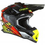 Oneal 2022 2 Series Rush Helmet V.22 Red/Neon Yellow Youth MD 51/52cm