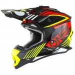 Oneal 2022 2 Series Rush Helmet V.22 Red/Neon Yellow Youth LG 53/54cm