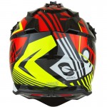 Oneal 2022 2 Series Rush Helmet V.22 Red/Neon Yellow Youth LG 53/54cm