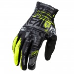 Oneal 2021 Matrix Ride Glove Black/Neon Yellow Youth 07 (XL)