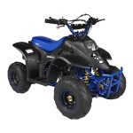 GMX 110cc Ripper-X Junior Kids Quad Bike - Black / Blue