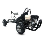 GMX Drift 200cc Go Kart - Black