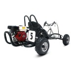 GMX Drift 200cc Go Kart - Black