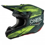 Oneal 2021 5 Series Covert Helmet Charcoal/Neon Yellow Adult MD