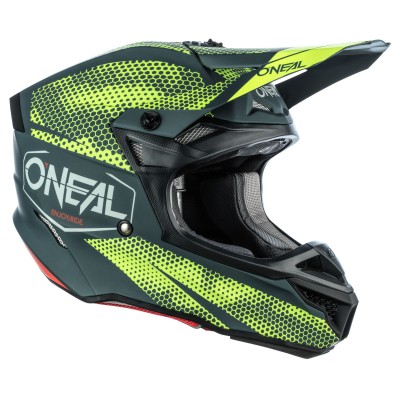 Oneal 2021 5 Series Covert Helmet Charcoal/Neon Yellow Adult LG