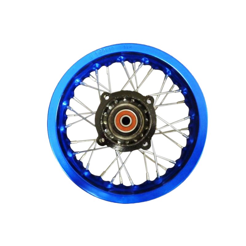 GMX Dirt Bike Blue 10"" Rear Alloy Wheel