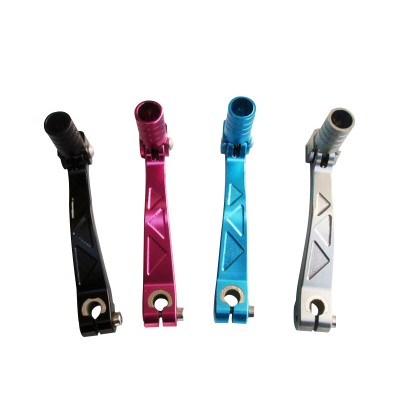 GMX Dirt Bike Green Alloy Silver Gear Lever