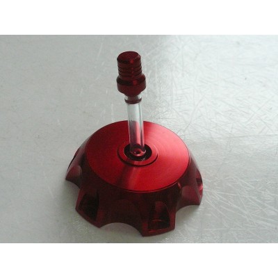 GMX Dirt Bike Red Allloy Fuel Tank Cap