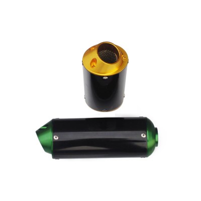 GMX Dirt Bike Blue CNC Muffler