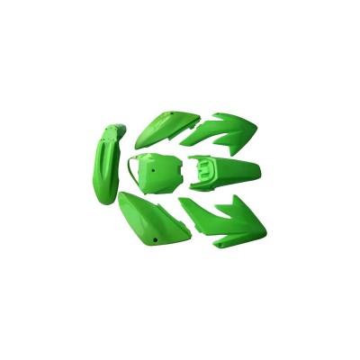 GMX Dirt Bike Green CR70 Complete Plastics