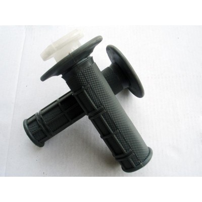 GMX Dirt Bike Left & Right Hand Side with White Turn Core Grips